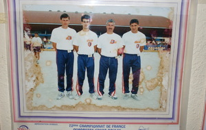 Bourg en Bresse 1998.Jacky Rimbaud, Yannick Coulon, Alain Chenu, Christophe Ricolleau