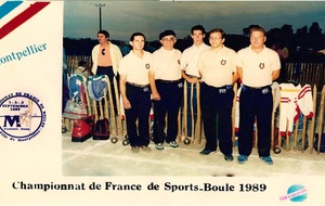 Montpellier 1989.
Gilles Cantet, Hyacinth Hecht, Serge Galarneau, Noel Galarneau