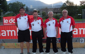 Chambéry 2014 
J.Pierre Percot, Antoine Santa ana,Gilles Cantet et Henri Mazetti